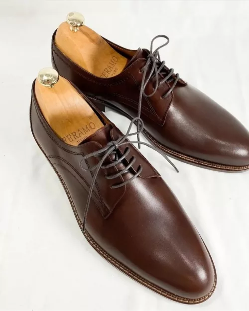 Chaussures Derby marrons