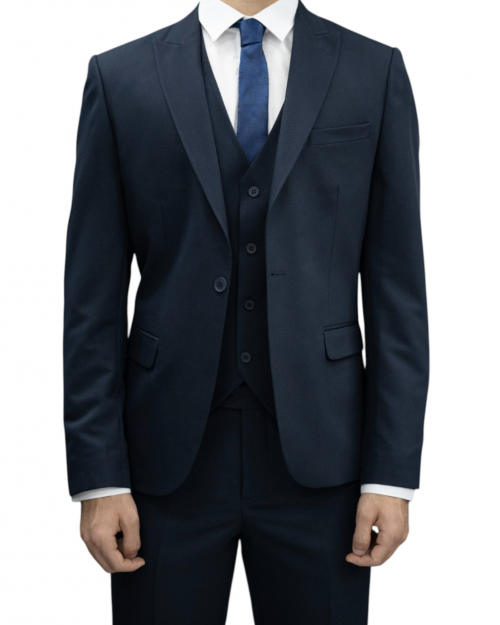 Costume trois pièces bleu marine