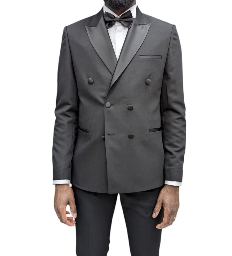 Smoking croisé noir